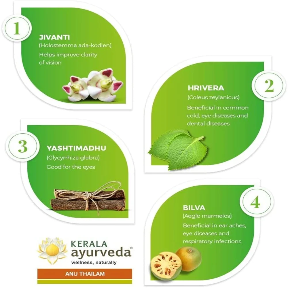 Kerala Ayurveda Anu Thailam, 10 ml-3.webp